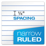 Earthwise by Oxford Recycled One-Subject Notebook, Narrow Rule, Green Cover, (80) 8 x 5 Sheets