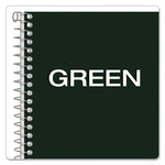 Earthwise by Oxford Recycled One-Subject Notebook, Narrow Rule, Green Cover, (80) 8 x 5 Sheets