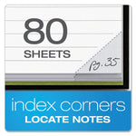 Idea Collective Professional Wirebound Hardcover Notebook, 1-Subject, Medium/College Rule, Black Cover, (80) 8 x 5.5 Sheets