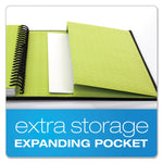 Idea Collective Professional Wirebound Hardcover Notebook, 1-Subject, Medium/College Rule, Black Cover, (80) 8 x 5.5 Sheets