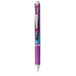 EnerGel RTX Gel Pen, Retractable, Medium 0.7 mm, Violet Ink, Violet/Blue Barrel