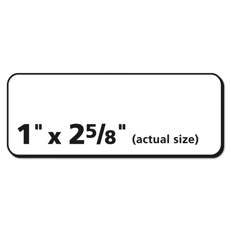 Repositionable Address Labels w/SureFeed, Laser, 1 x 2.63, White, 3000/Box