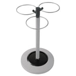 Flower Umbrella Stand, 13.75w X 13.75d X 25.5h, Black/silver