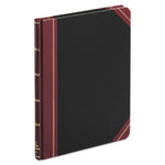 Extra-Durable Bound Book, Single-Page 5-Column Accounting, Black/maroon/gold Cover, 10.13 X 7.78 Sheets, 150 Sheets/book