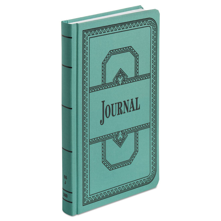 Account Record Book, Record-Style Rule, Blue Cover, 11.75 X 7.25 Sheets, 500 Sheets/book