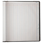 Extra-Durable Bound Book, Double-Page 12-Column Accounting, Black/maroon/gold Cover, 11.94 X 9.78 Sheets, 150 Sheets/book