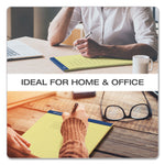 Perforated Writing Pads, Wide/Legal Rule, 50 Canary Yellow 8.5 x 11.75 Sheets, Dozen