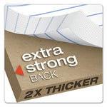 Double Sheet Pads, Narrow Rule, 100 White 8.5 X 11.75 Sheets