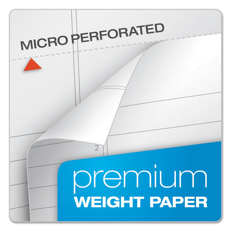 Gold Fibre Wirebound Project Notes Pad, Project-Management Format, Green Cover, 70 White 8.5 X 11.75 Sheets