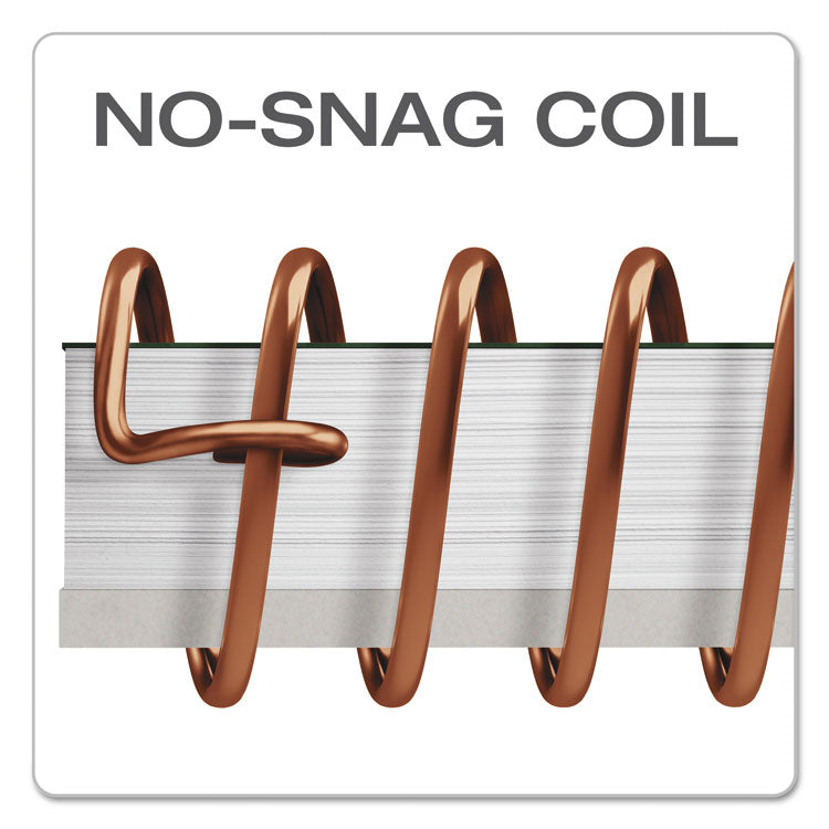 Gold Fibre Personal Notebooks, 1-Subject, Medium/College Rule, Classic Green Cover, (100) 7 x 5 Sheets