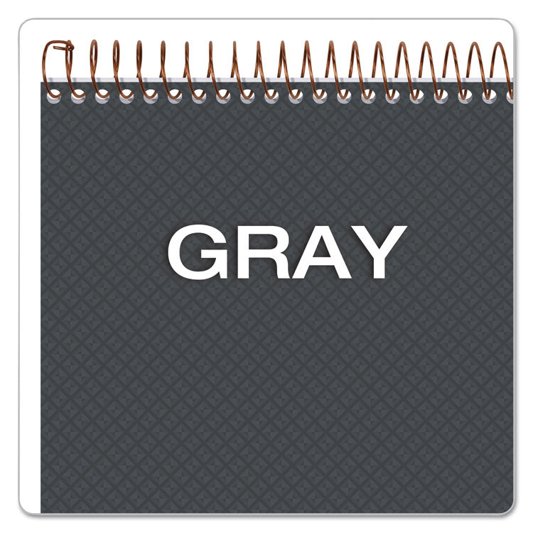 Gold Fibre Wirebound Project Notes Pad, Project-Management Format, Gray Cover, 70 White 8.5 X 11.75 Sheets
