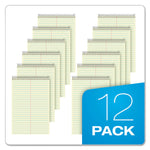 Steno Pads, Gregg Rule, Tan Cover, 60 Green-Tint 6 X 9 Sheets