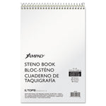 Steno Pads, Gregg Rule, Tan Cover, 80 Green-Tint 6 X 9 Sheets