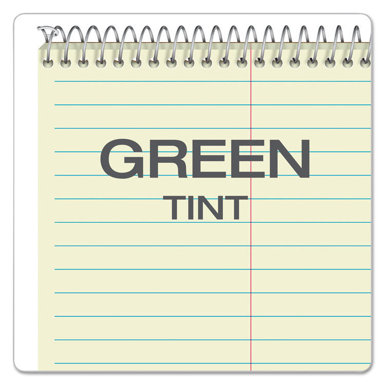 Steno Pads, Gregg Rule, Tan Cover, 80 Green-Tint 6 X 9 Sheets