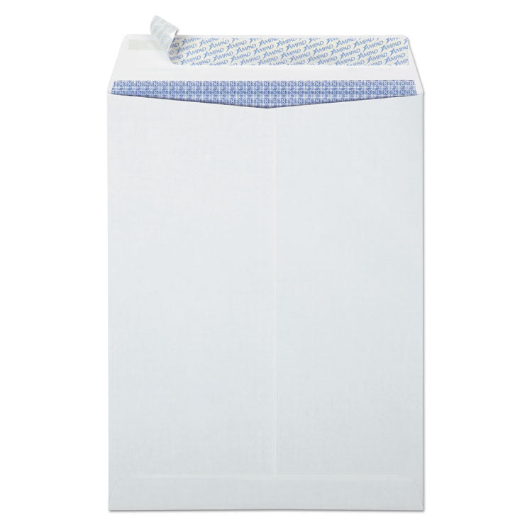 Gold Fibre Fastrip Release and Seal Catalog Envelope, #10 1/2, Cheese Blade Flap, Self-Adhesive Closure, 9 x 12, White,100/BX