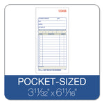 Multipart Sales Order Pad, 12 Lines, Two-Part Carbonless, 3.34 x 6.69, 50 Forms Total
