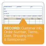 Multipart Sales Order Pad, 18 Lines, Two-Part Carbonless, 5.56 x 7.94, 50 Forms Total
