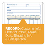 Multipart Sales Order Pad, Three-Part Carbonless, 3.25 x 7.13, 50 Forms Total