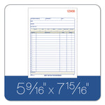 Multipart Sales Order Pad, Three-Part Carbonless, 5.56 x 7.94, 50 Forms Total