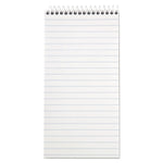 Reporter's Notepad, Wide/legal Rule, White Cover, 70 White 4 X 8 Sheets, 12/pack