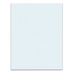 Quadrille Pads, Quadrille Rule (8 Sq/in), 50 White 8.5 X 11 Sheets