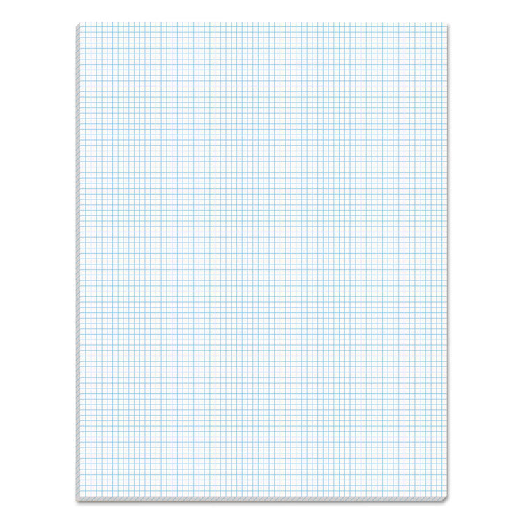 Quadrille Pads, Quadrille Rule (8 Sq/in), 50 White 8.5 X 11 Sheets