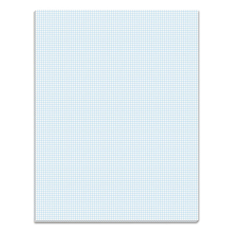 Quadrille Pads, Quadrille Rule (10 Sq/in), 50 White 8.5 X 11 Sheets