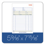 Sales Order Book, Two-Part Carbonless, 7.94 x 5.56, 50 Forms Total