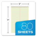 Steno Pad, Gregg Rule, Assorted Cover Colors, 80 Green-Tint 6 X 9 Sheets, 4/pack