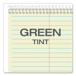 Gregg Steno Pads, Gregg Rule, 80 Green-Tint 6 X 9 Sheets