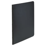 Presstex Report Cover With Tyvek Reinforced Hinge, Side Bound, Two-Piece Prong Fastener, 3" Capacity, 8.5 X 11, Black/black
