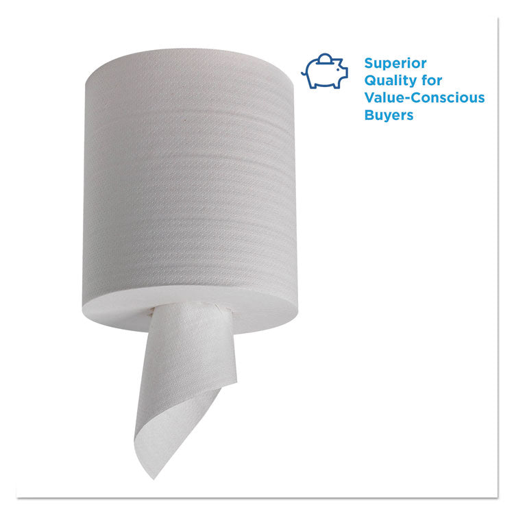 Pacific Blue Select 2-Ply Center-Pull Perf Wipers, 2-Ply, 8.25 x 12, White, 520/Roll, 6 Rolls/Carton