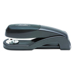 Optima Full Strip Desk Stapler, 25-Sheet Capacity, Graphite Black