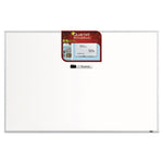 Dry Erase Board, 36" x 24", White Surface, Satin Aluminum Frame