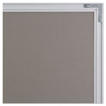 Dry Erase Board, 36" x 24", White Surface, Satin Aluminum Frame