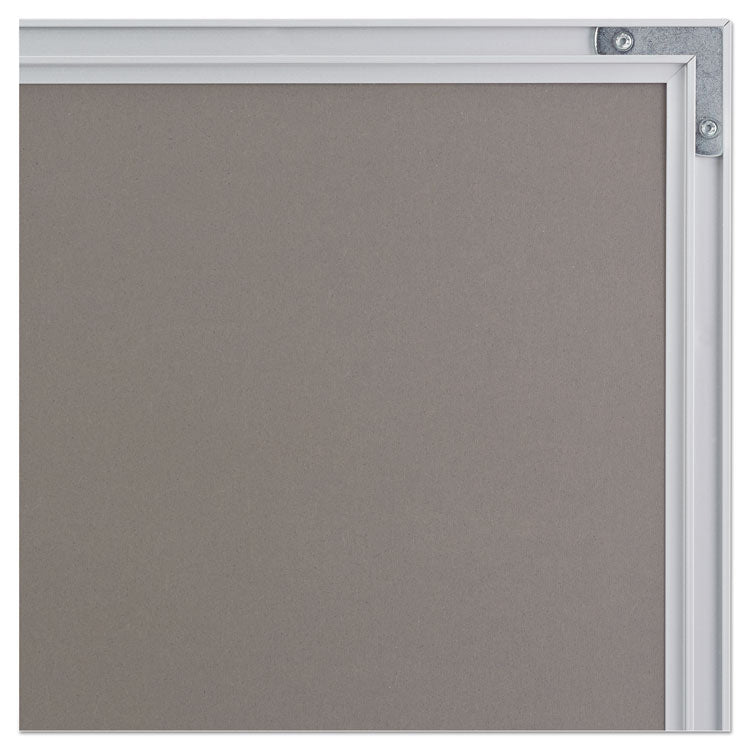 Dry Erase Board, 36" x 24", White Surface, Satin Aluminum Frame