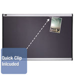 Prestige Gray Diamond Mesh Bulletin Board, 72" x 48", Gray Surface, Silver Aluminum/Plastic Frame