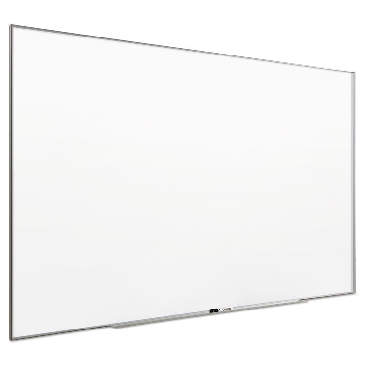 Fusion Nano-Clean Magnetic Whiteboard, 96" x 48", White Surface, Satin Aluminum Frame