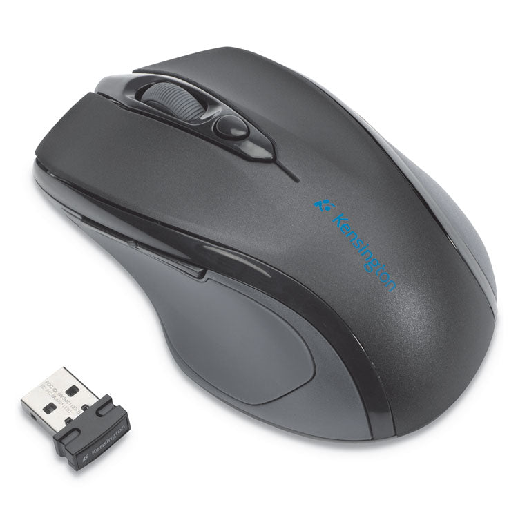 Pro Fit Mid-Size Wireless Mouse, 2.4 Ghz Frequency/30 Ft Wireless Range, Right Hand Use, Black