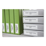 D1 Standard Labels, 0.5" x 23 ft, Black Print on White Tape, 4/Pack