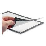 DURAFRAME Sign Holder, 8.5 x 11, Silver Frame, 2/Pack