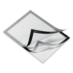 DURAFRAME Sign Holder, 8.5 x 11, Silver Frame, 2/Pack