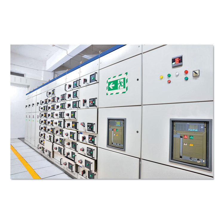 DURAFRAME Security Magnetic Sign Holder, 8.5 x 11, Green/White Frame, 2/Pack