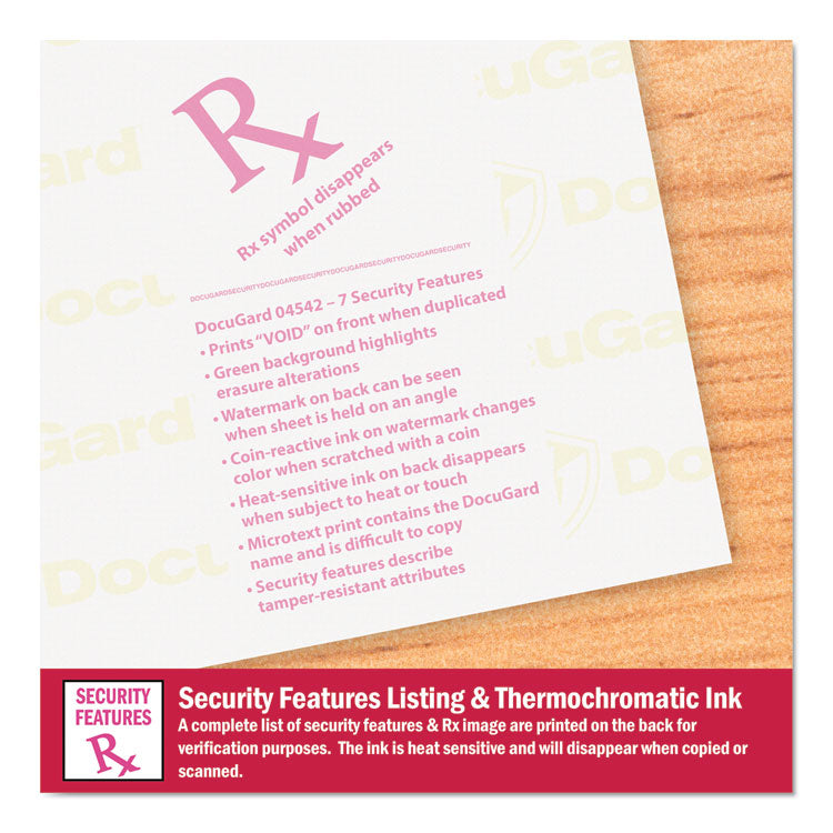 Medical Security Papers, 24 lb Bond Weight, 8.5 x 11, Blue, 500/Ream