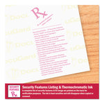 Medical Security Papers, 24 lb Bond Weight, 8.5 x 11, Blue, 500/Ream