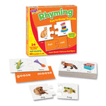Fun to Know Puzzles, Word Rhymes Matching Game, Ages 3 and Up, (24) Puzzle Piece Pairs