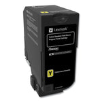 74c1sy0 Return Program Toner, 7,000 Page-Yield, Yellow