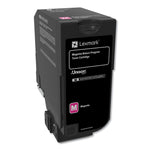 74c10m0 Return Program Unison Toner, 3,000 Page-Yield, Magenta
