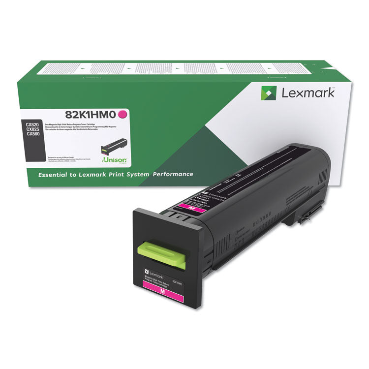 82k1hm0 Return Program High-Yield Toner, 17,000 Page-Yield, Magenta