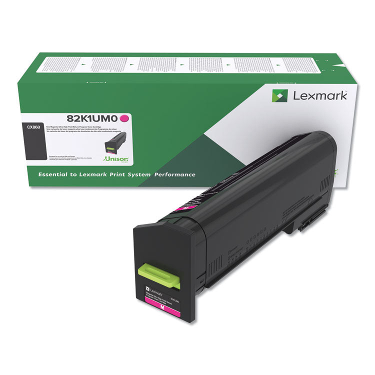 82k1um0 Return Program Ultra High-Yield Toner, 55,000 Page-Yield, Magenta